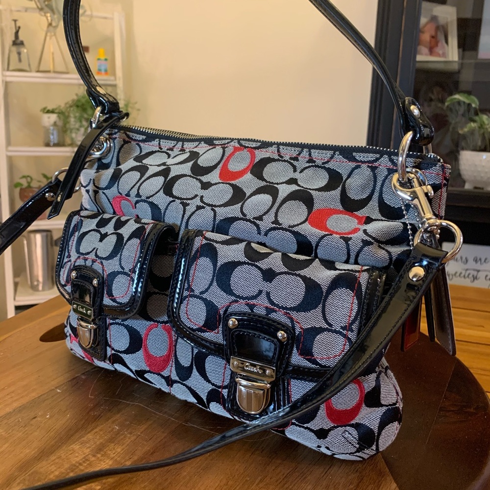 Coach Poppy Crossbody Convertible Purse Bag